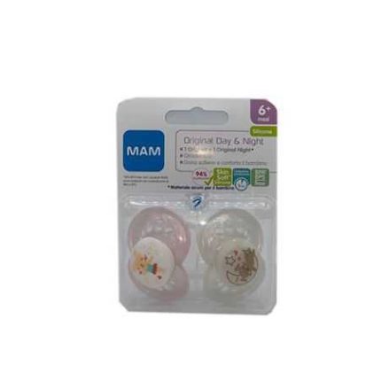 MAM Original 6+ Ciuccio Silicone Doppio Femmina