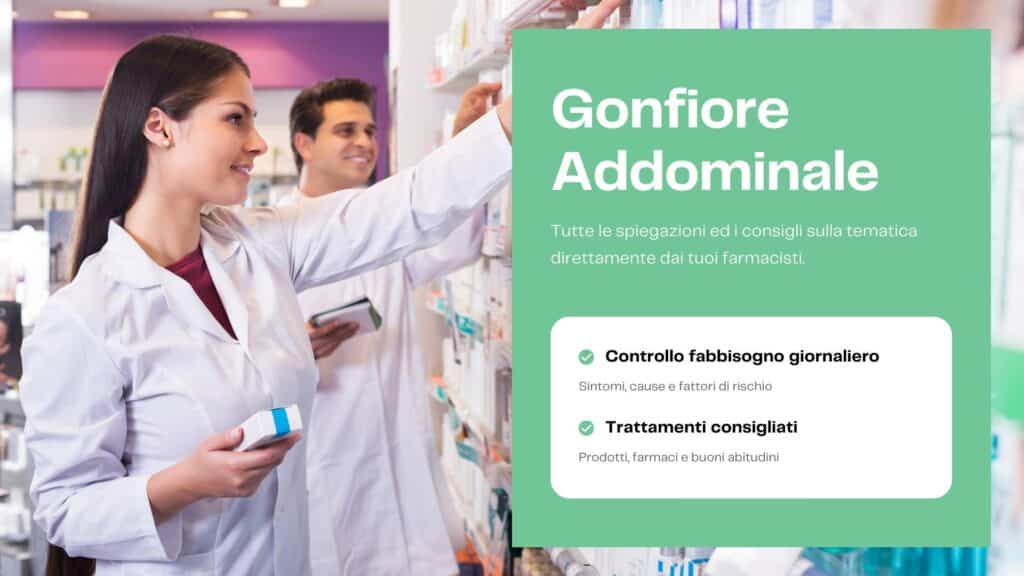 gonfiore addominale