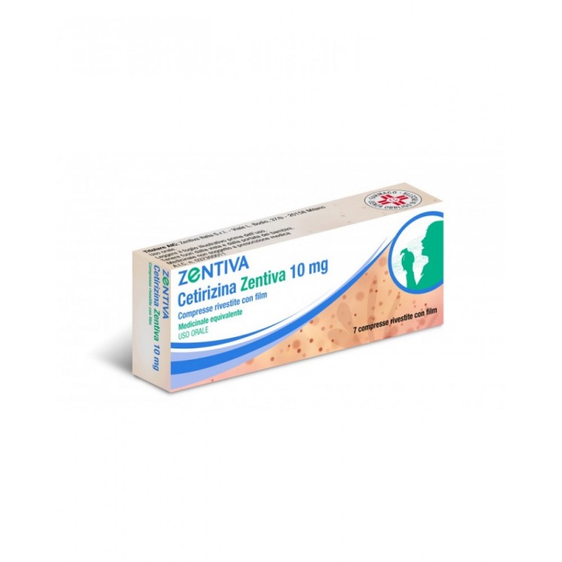 Cetirizina Zentiva 7 Compresse Rivestite 10mg Cetirizina Zentiva 7 Compresse Rivestite 10mg