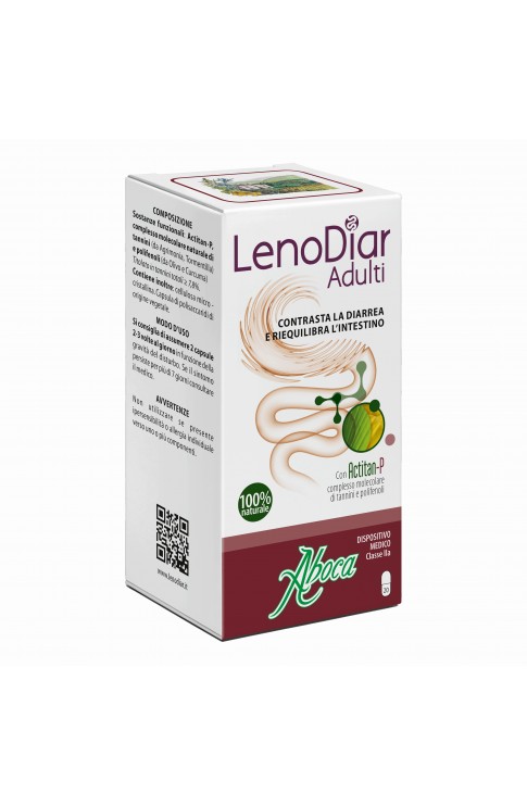 Lenodiar Adulti 20 Compresse 500mg - Aboca Lenodiar Adulti 20 Compresse 500mg - Aboca