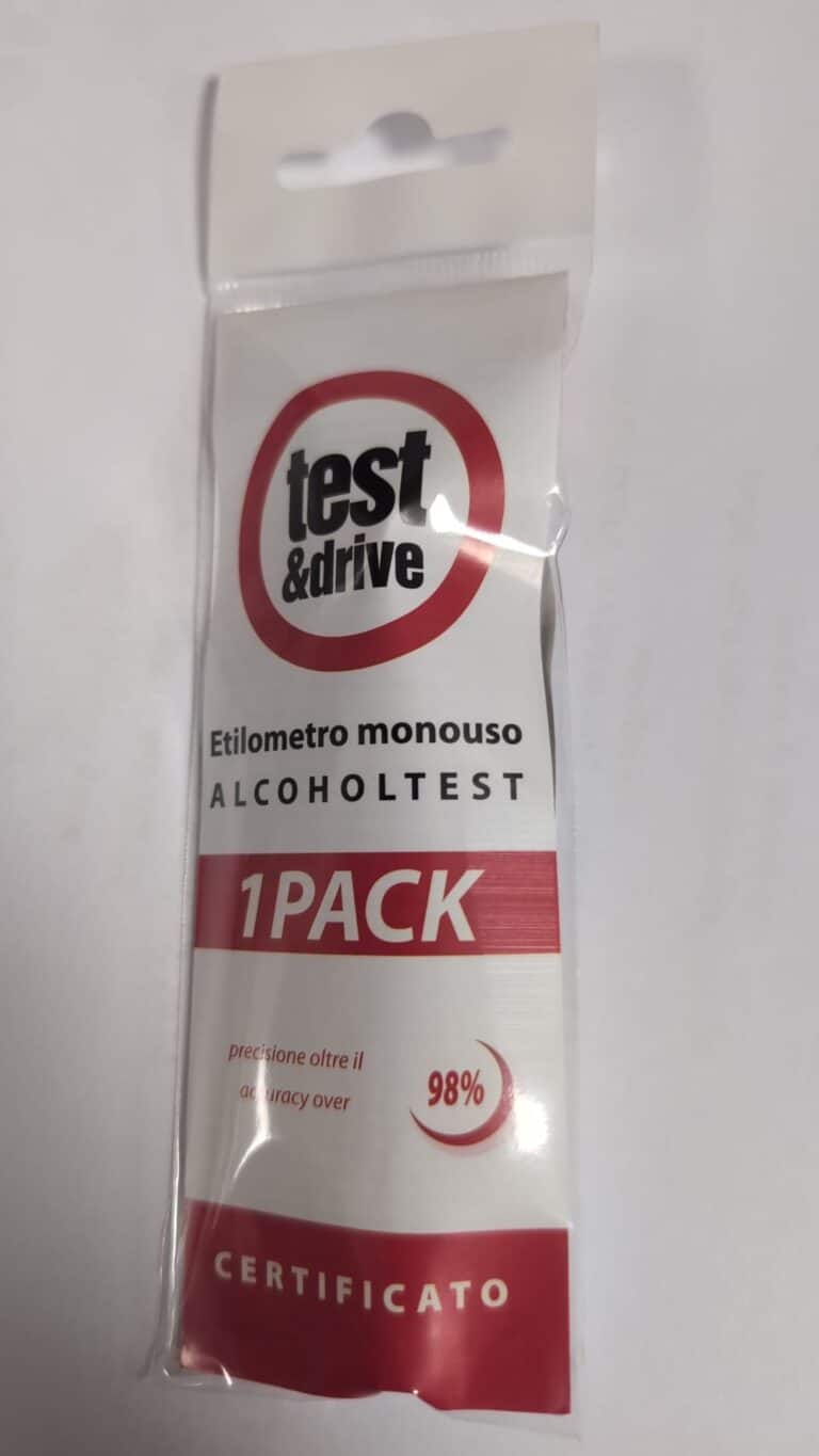 Alcool Test Monouso Usa e Getta