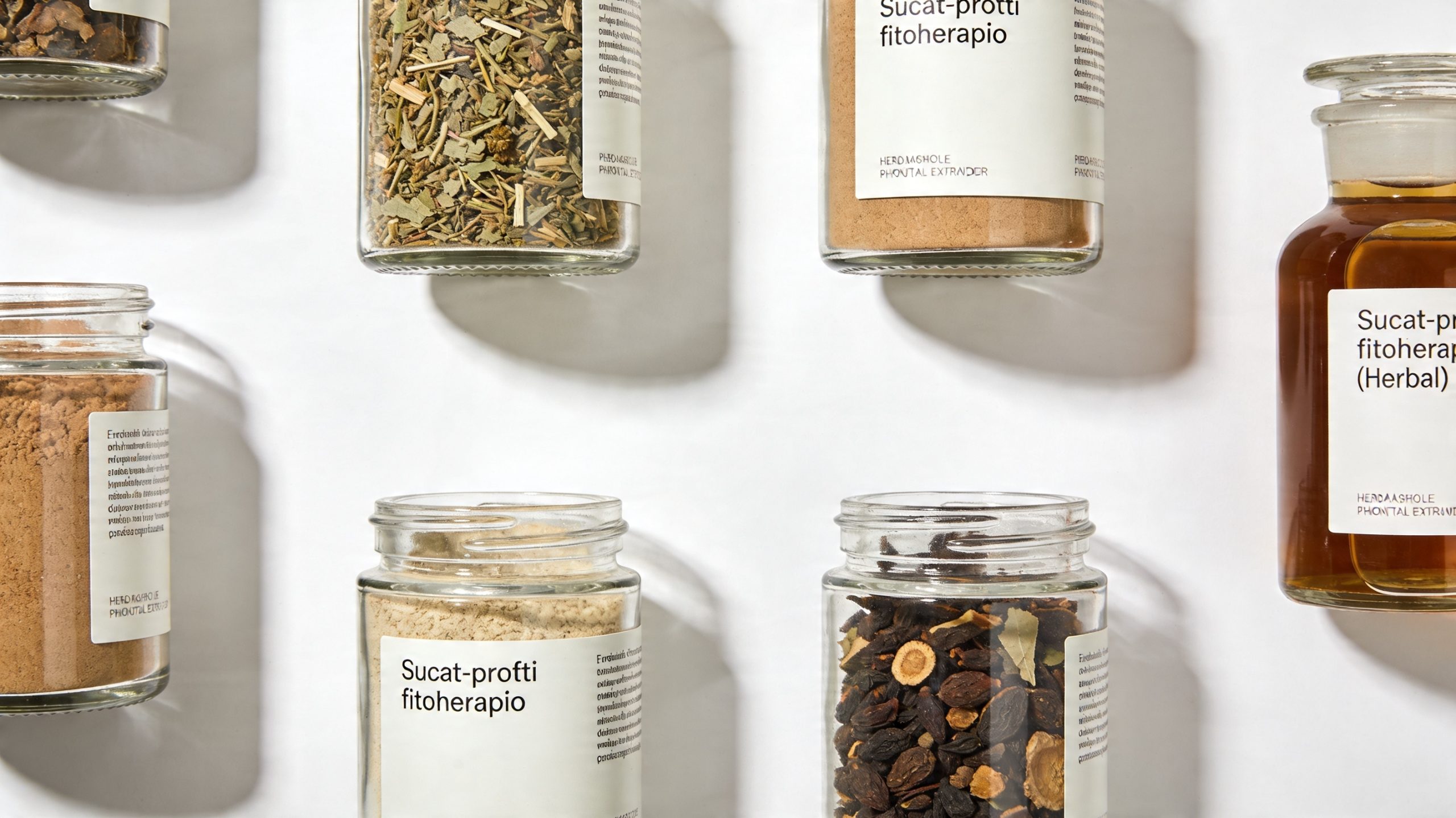 Prodotti fitoterapici a base di estratti vegetali
