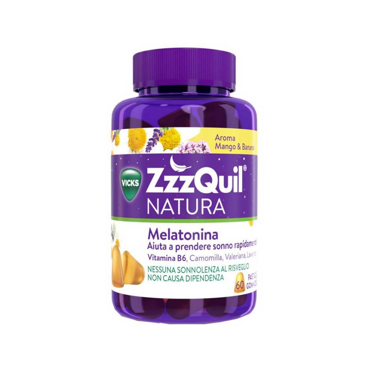zzzquil-natura-mango-banana-60-pastiglie Zzzquil Natura Mango & Banana 60 Pastiglie - immagine 1